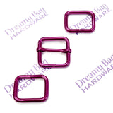 25mm Pink Clips and Rectangle Hardware Sets