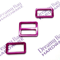 25mm Pink Clips and Rectangle Hardware Sets