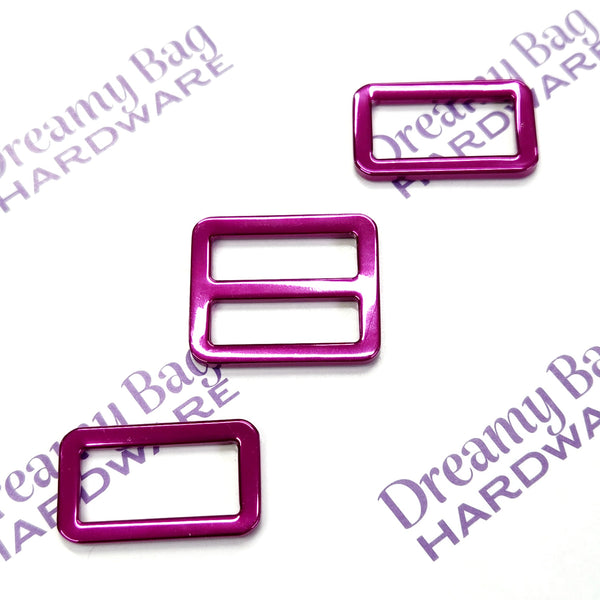 25mm Pink Clips and Rectangle Hardware Sets