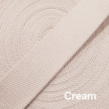 25mm (1") Cotton Canvas Webbing