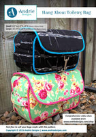 Hang About Toiletry Bag Andrie Designs Paper Patterns