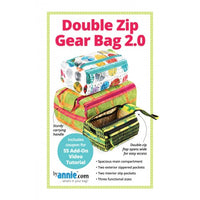 By Annie Double Zip Gear Bag 2.0 Paper Pattern