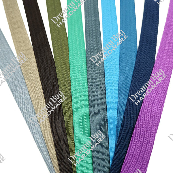 25mm (1") Binding Poly Webbing Solid Colours (Aus Made)