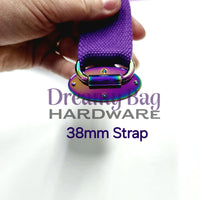 25mm -38mm Oval Backed Strap Connector