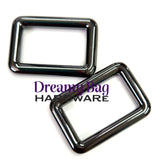 25mm (1") Rectangle Rings Solid Welded