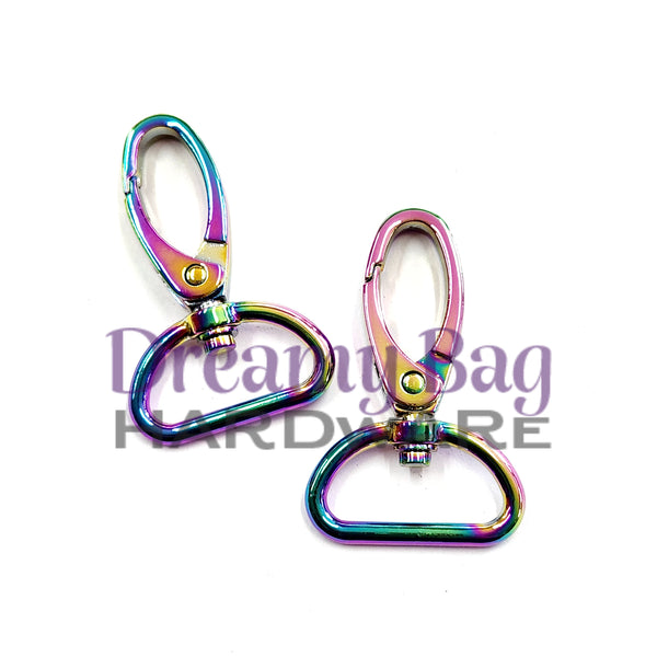 25mm Oval Swivel Snap Clips D ring Connector – Dreamy Bag Hardware