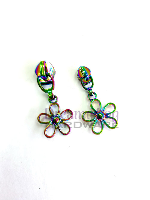 #3 og #5 Glidelåstrekk Mini Daisy