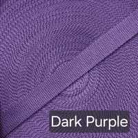 38mm (1.5") Cotton Canvas Solid Colours Webbing