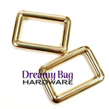 25mm (1") Rectangle Rings Solid Welded